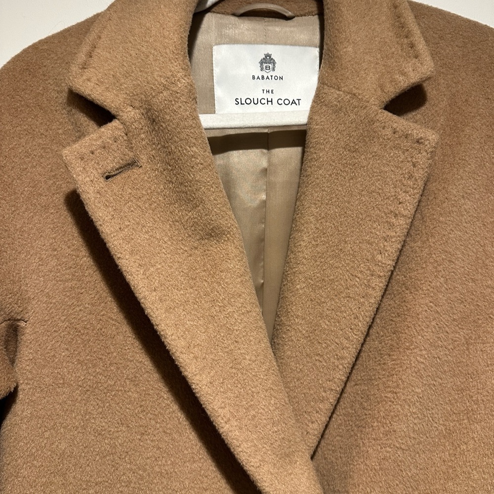Aritzia Babaton The Slouch Coat (Re-Camel wool) - Picture 7 of 12